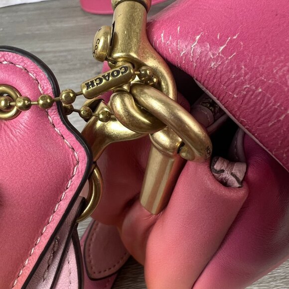 Coach Pillow Tabby 26 Shoulder Bag in Ombré leather CA083 - Picture 9 of 14